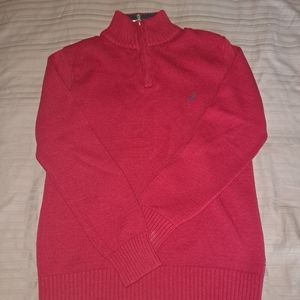Nautica boys sweater size 10-12 Red